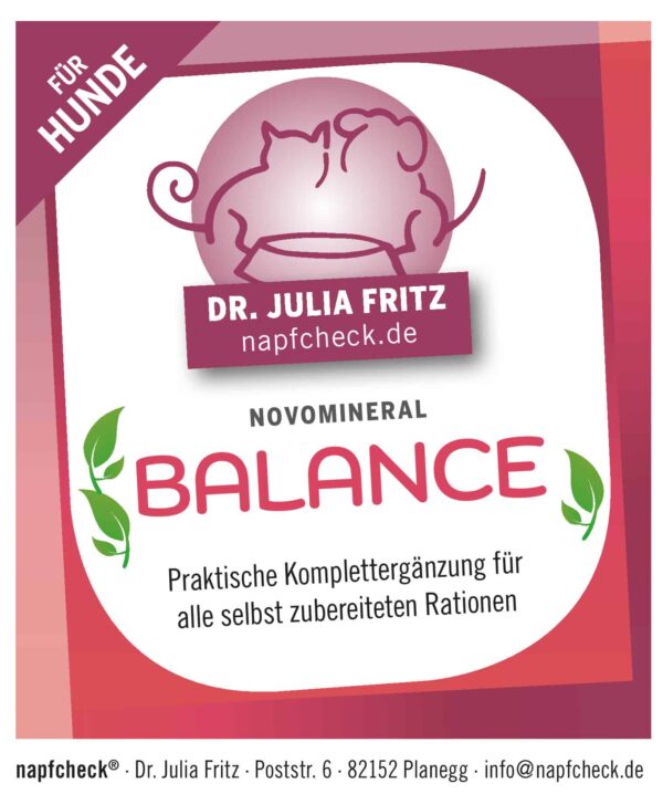 napfcheck Novomineral Balance - für Hunde – Bild 2