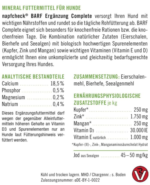 napfcheck BARF Complete - für Hunde – Bild 3