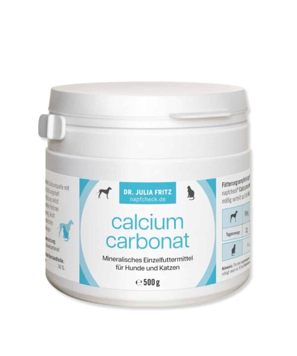 napfcheck Calciumcarbonat für Hunde und Katzen