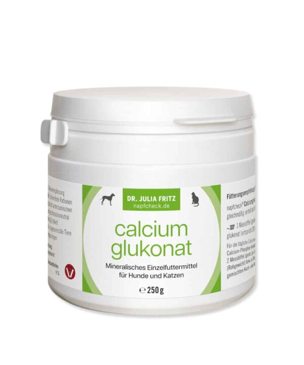 napfcheck Calciumglukonat – für Hunde und Katzen