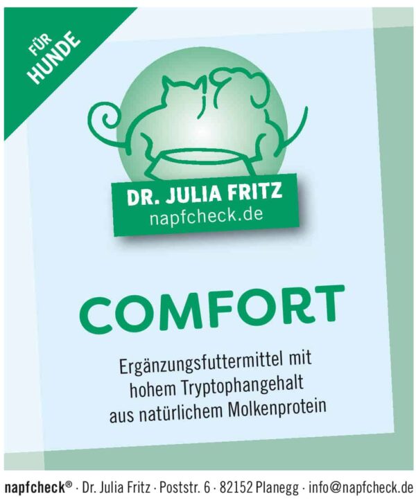 napfcheck Comfort Pulver für Hunde in Stress-Situationen – Bild 3