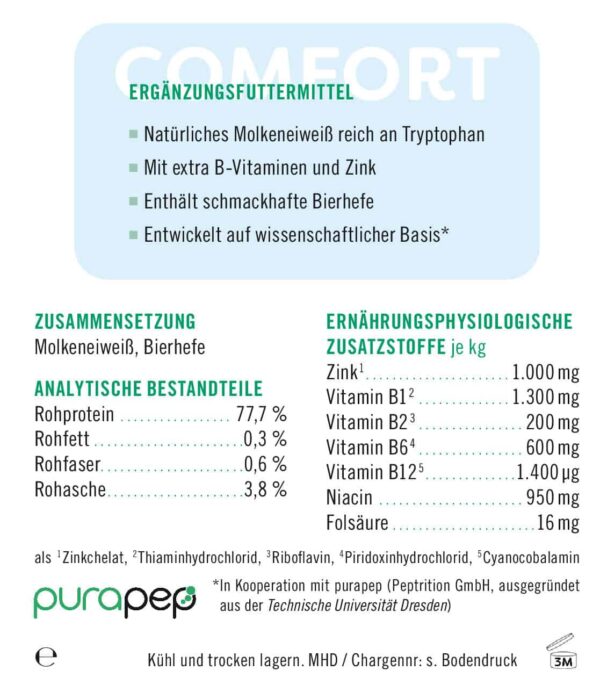 napfcheck Comfort Pulver für Hunde in Stress-Situationen – Bild 4