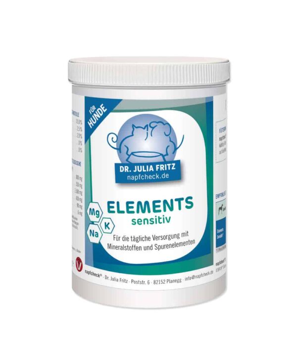 napfcheck Elements sensitiv - Mineralstoffe und Spurenelemente für Hunde