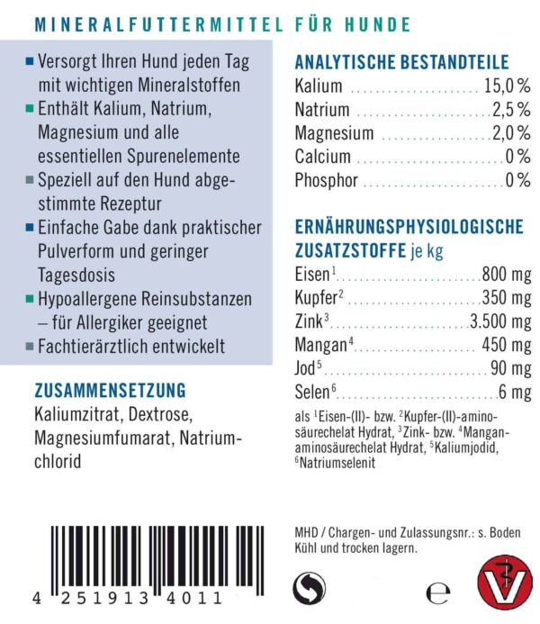 napfcheck Elements sensitiv - Mineralstoffe und Spurenelemente für Hunde – Bild 3