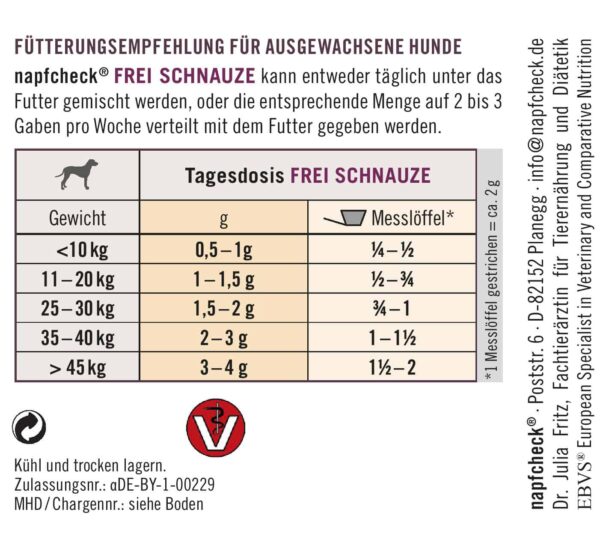 napfcheck Frei Schnauze - für Hunde – Bild 5