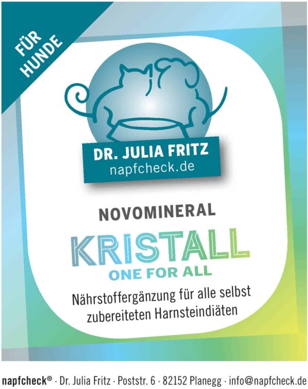 napfcheck Novomineral KRISTALL - für Hunde – Bild 3