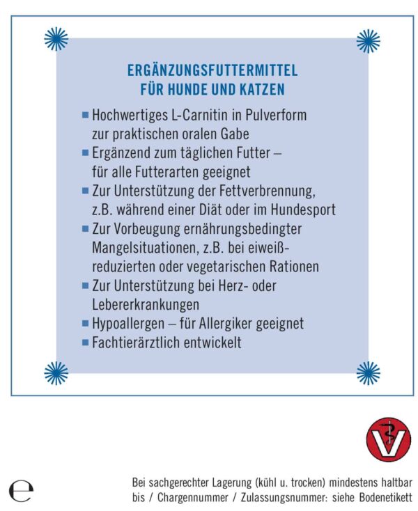 napfcheck L-Carnitin - für Hunde und Katzen – Bild 5