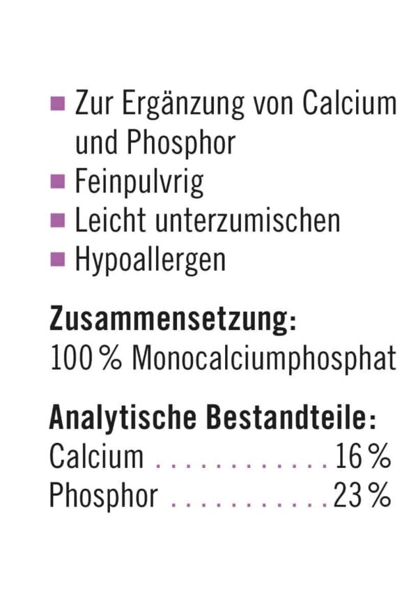 napfcheck Monocalciumphosphat für Hunde und Katzen – Bild 4