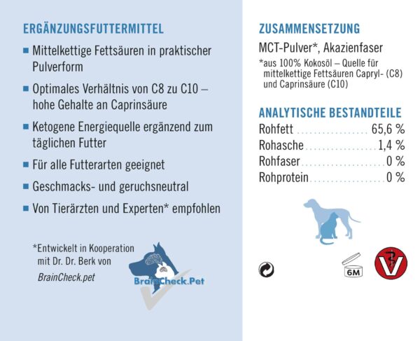 napfcheck MCT-PULVER - für Hunde und Katzen – Bild 3