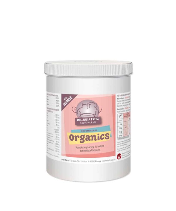 napfcheck Novomineral ORGANICS - für Hunde