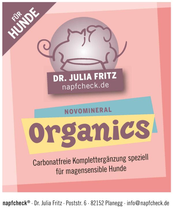 napfcheck Novomineral ORGANICS - für Hunde – Bild 3