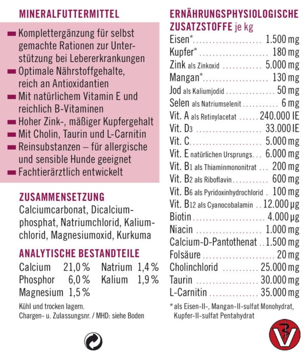 napfcheck Novomineral proLEBER - für Hunde – Bild 3