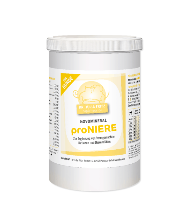 napfcheck Novomineral proNIERE - für Hunde
