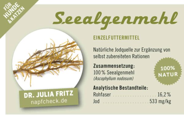 napfcheck Seealgenmehl - für Hunde und Katzen – Bild 3