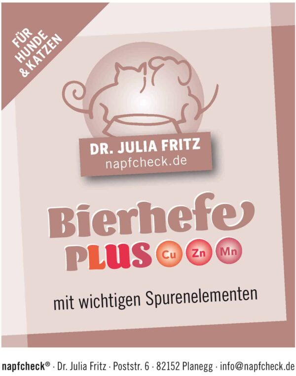 napfcheck Bierhefe PLUS mit wichtigen Spurenelementen - für Hunde und Katzen – Bild 3