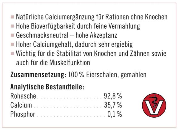 napfcheck Eierschalenpulver - für Hunde und Katzen – Bild 3