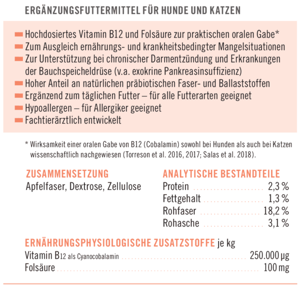 napfcheck Novomineral Enteral - B12 und Folsäure für Hunde und Katzen – Bild 3
