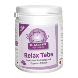 napfcheck Relax Tabs - funktionaler Beruhigungssnack für Hunde mit Tryptophan