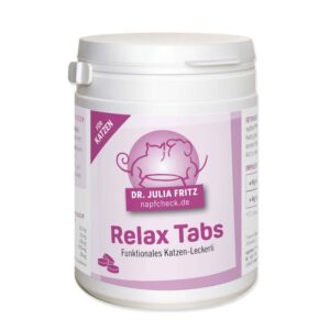napfcheck Relax Tabs - funktionales Beruhigungsleckerli für Katzen mit Tryptophan