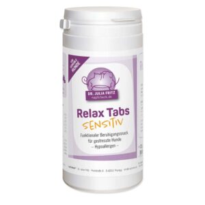 napfcheck Relax Tabs Sensitiv - hypoallergener Beruhigungssnack mit Tryptophan für Hunde