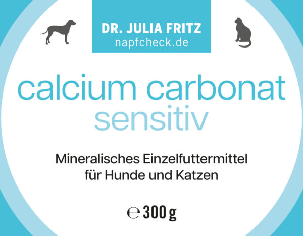 napfcheck Calciumcarbonat Sensitiv für Hunde und Katzen – Bild 2