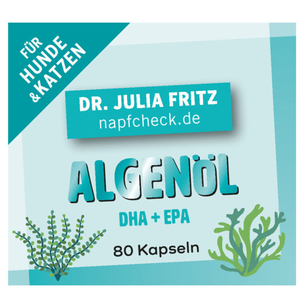 napfcheck Algenölkapseln - Omega 3 für Hunde und Katzen – Bild 2