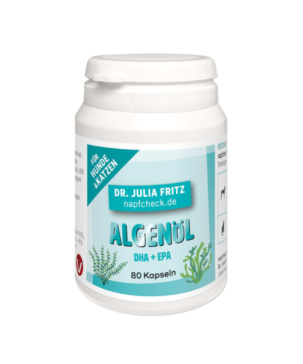 napfcheck Algenölkapseln - Omega 3 für Hunde und Katzen
